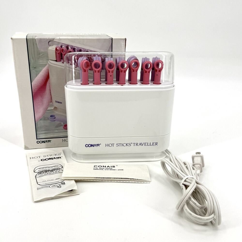 Conair Hot Sticks Curlers 14 Flexible Rollers 2 Sizes Pageant Hair Spiral Curls
